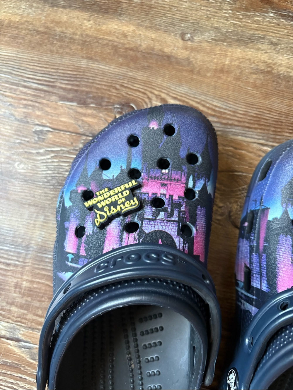 Crocs Disney Parks Castle Tinkerbell Classic Clog - Picture 2 of 6
